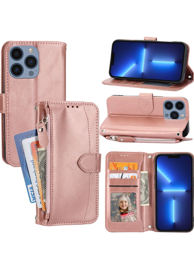 Suteni غطاء قابل للطي مع فتحات بطاقات جلدية لهاتف آيفون - Image 3