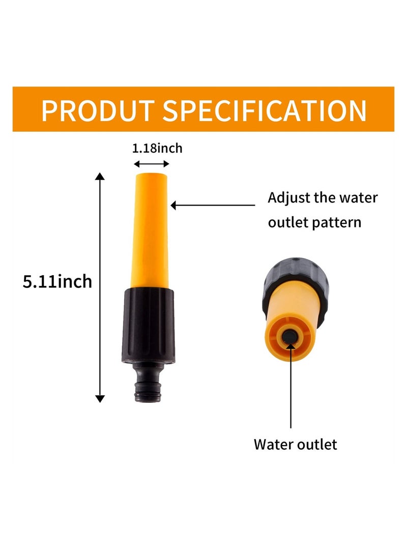 SYOSI Hose Nozzles, 6 PCS Garden Hose Nozzle Spray, Car Washing High Pressure Water Gun Nozzle, Adjustable Nozzle Garden Hose Sprinkler for Watering Plant, Lawn, Garden, Car Washing, Showering Pet - Image 3
