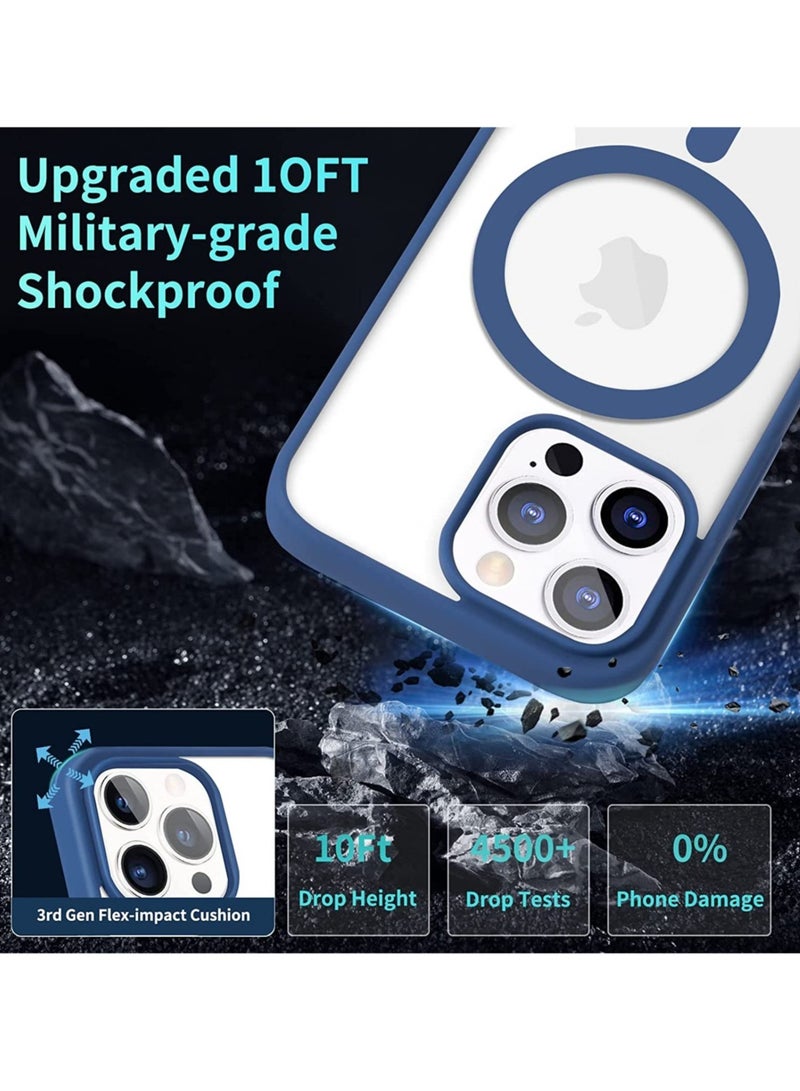 حافظة آيفون 11 برو ماكس شفافة ماغسيف رفيعة، غلاف مضاد للصدمات وشفاف مضاد للاصفرار - Image 4