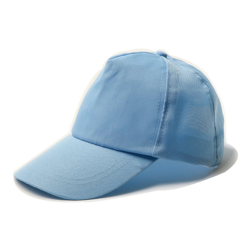 Custom Logo Baseball Cap Sun Protection Travel Hat for Students Volunteers - Image 1