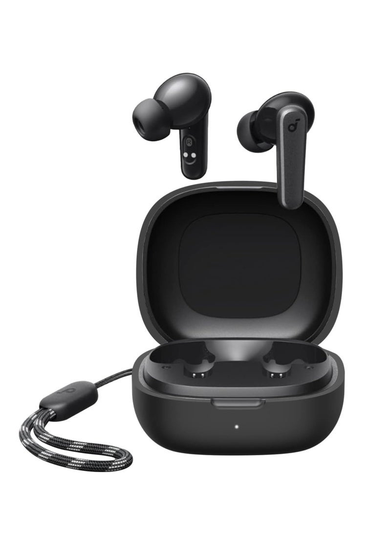 ten.tech Anker R50i Case, Dustproof Cover, Protective Cover for Earphones, Anker Soundcore R50i Case with Strap for AirPods (Black) - Image 2