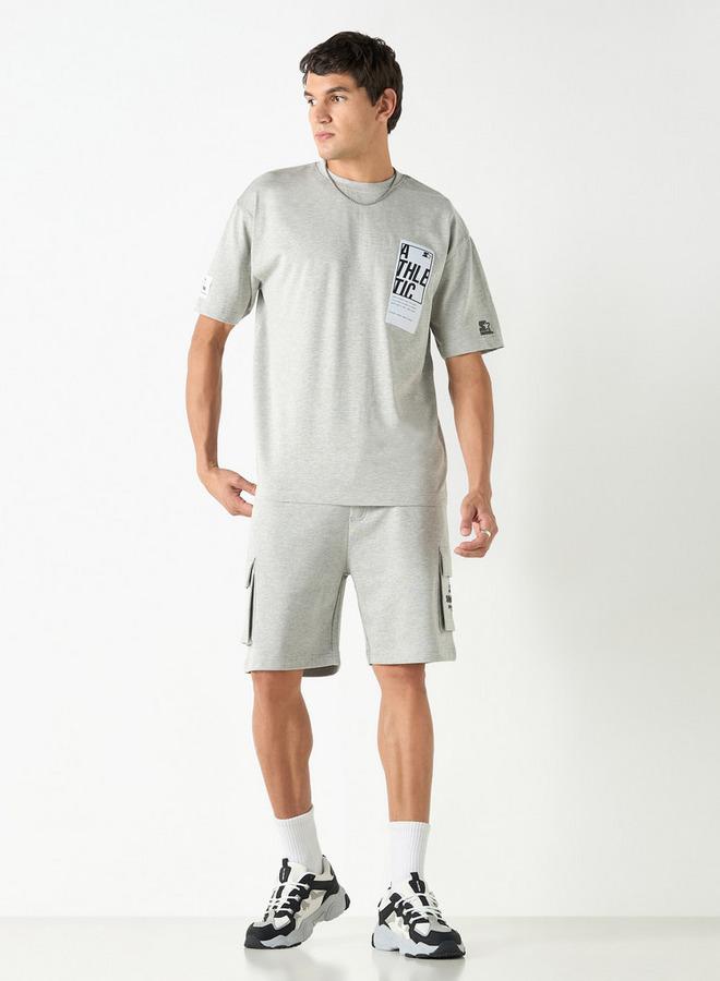 Starter Printed T-shirt with Crew Neck and Short Sleeves - Image 2