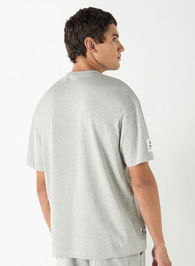 Starter Printed T-shirt with Crew Neck and Short Sleeves - Image 3