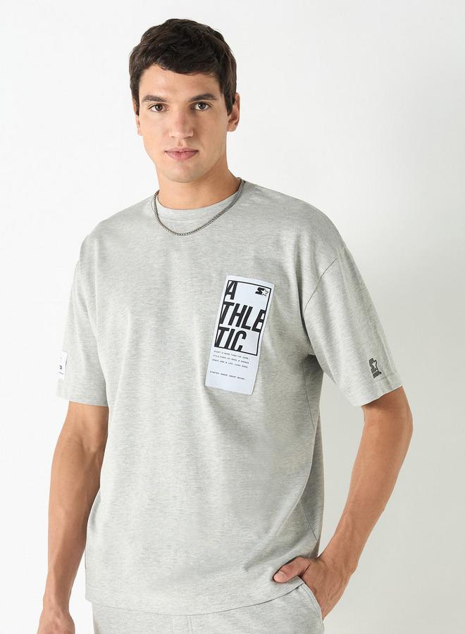 Starter Printed T-shirt with Crew Neck and Short Sleeves - Image 1