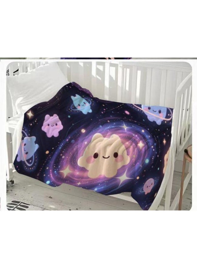 عام بطانية رقيقة من الفانيلا (حرارة ومريحة، ومناسبة للنوم واستخدام اللعبة والغبار والرمل) 150 سم * 200 سم - 983 - Image 3