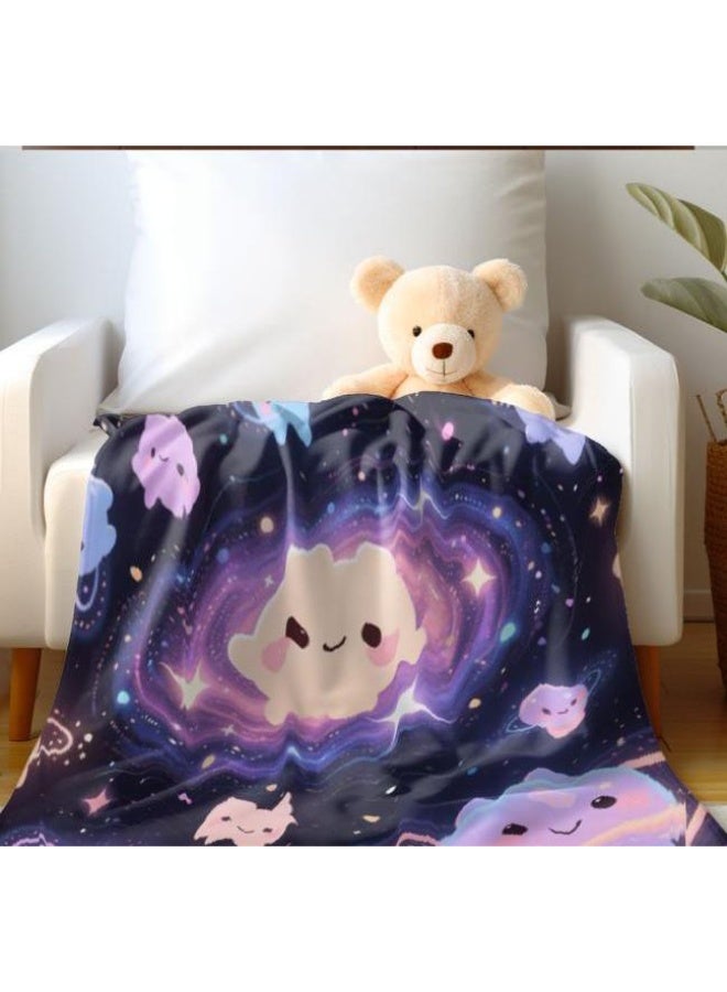 عام بطانية رقيقة من الفانيلا (حرارة ومريحة، ومناسبة للنوم واستخدام اللعبة والغبار والرمل) 150 سم * 200 سم - 983 - Image 5