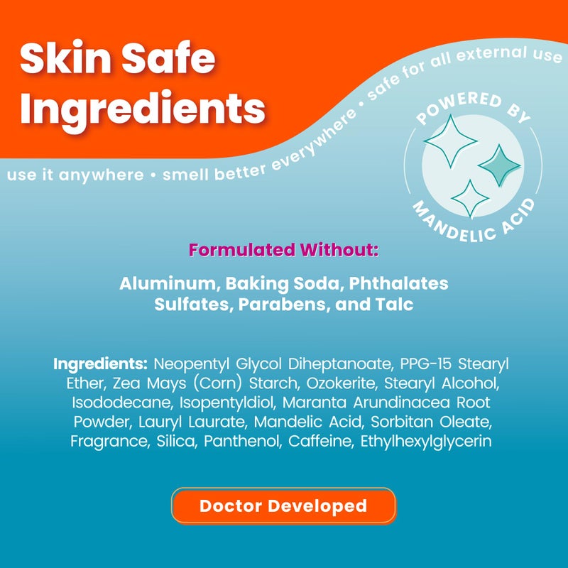 Lume Whole Body Deodorant - Smooth Solid Stick - 72 Hour Odor Control - Aluminum Free, Baking Soda Free and Skin Safe - 2.6 Ounce (Unscented) - Image 2