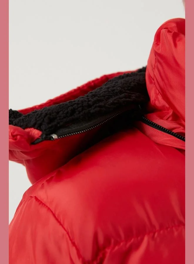 Lela  Lela Plush Lined Removable Hooded Puffer Coat Boy's COAT 57611967 for Men | Best Price UAE