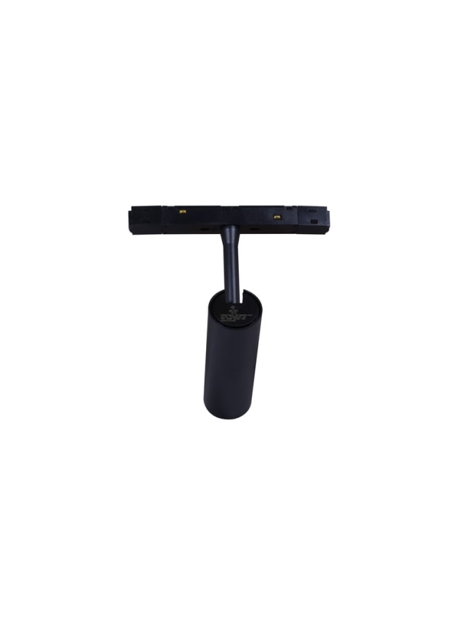 Led magnetic cylindrical black track spotlight 12W warm white - Image 3