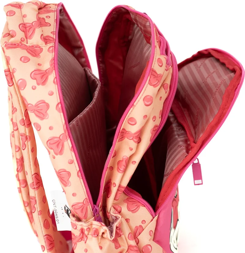 اوبلاند Girls Primary and Secondary School Backpack and Set with Water Bottle, Pencil Case and Lunch Box as Gift