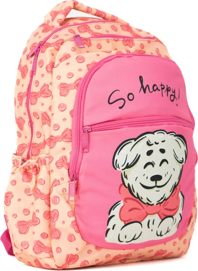 اوبلاند Girls Primary and Secondary School Backpack and Set with Water Bottle, Pencil Case and Lunch Box as Gift