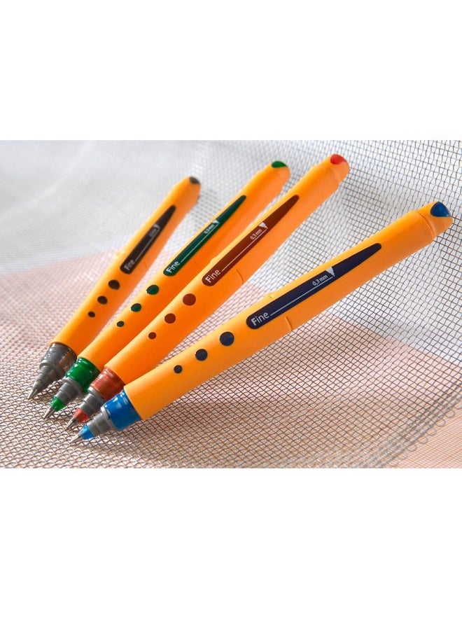 STABILO BIONIC Stabilo Rollerball Worker Fine 0.3mm Roller Ball Pen  Blue  - Image 4