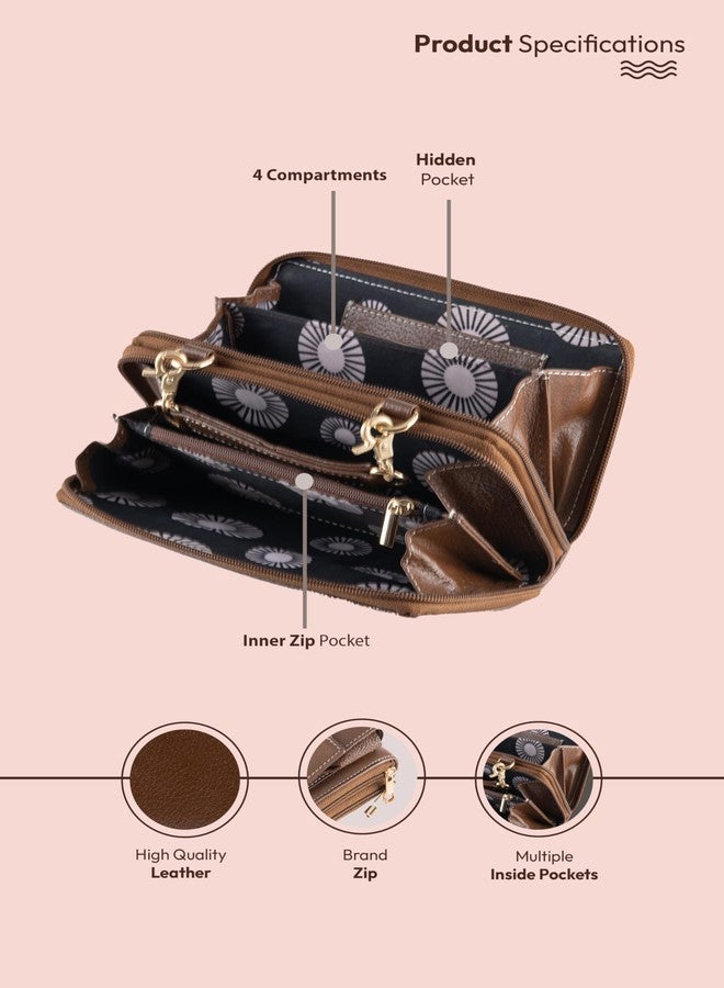 باند ليزر حقائب يد نسائية أنيقة من الجلد الطبيعي، موديل BRAND LEATHER، مناسبة للحفلات وحفلات الزفاف، حقائب يد صغيرة الحجم (خشب مصقول). - Image 5