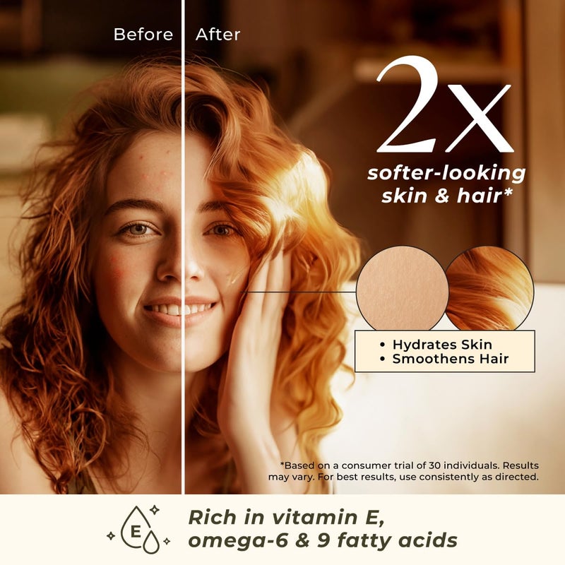 Gya Labs Prickly Pear Seed Carrier Oil - 1 Fl Oz - for Hair, Skin, Face, Scalp & Body Massage - Image 3