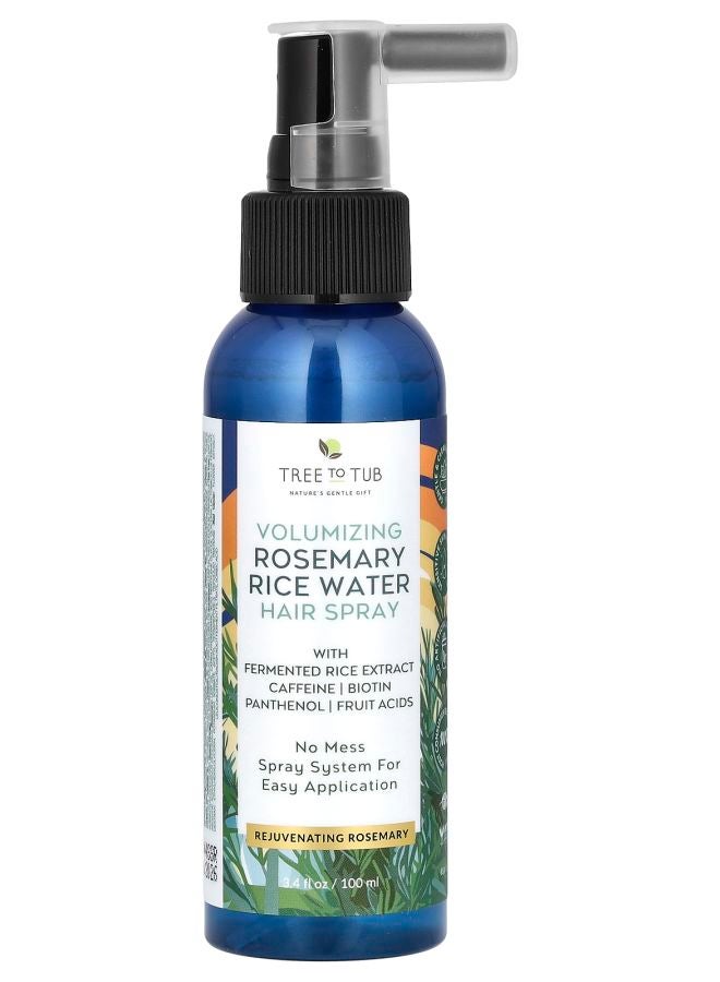 Volumizing Rosemary Rice Water Hair Spray 3.4 fl oz (100 ml)