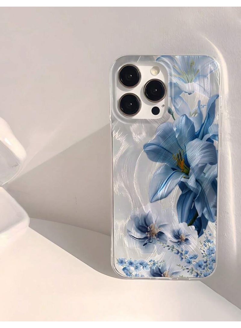 Elegance Iphone Case Cover For Iphone 15 Pro Anti-Slip And Elegant Floral Design - Image 1