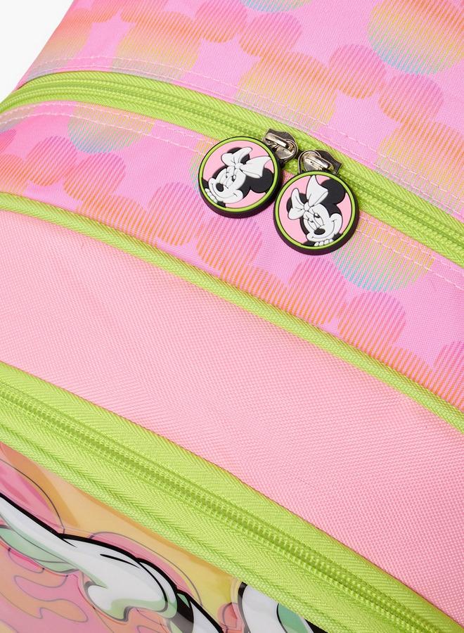 Disney Minnie Mouse Print 3-Piece School Trolley Bag Set For Girls 13+ Years With Pencil Pouch - Image 5