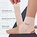 Domaste Ultra Thin Ankle Wraps Ankle Brace for Men Women Adjustable Ankle Straps for Arch Sprained Foot Tendinitis Football Basketball RunningMisty Rose Pack of 1 - Image 4