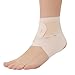 Domaste Ultra Thin Ankle Wraps Ankle Brace for Men Women Adjustable Ankle Straps for Arch Sprained Foot Tendinitis Football Basketball RunningMisty Rose Pack of 1 - Image 1