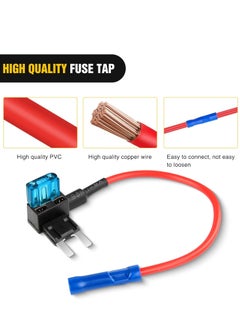 Generic 12V Car Add-A-Circuit Fuse Tap Adapter Mini ATM Apm Blade Fuse Holder-10 Pack  - Image 3