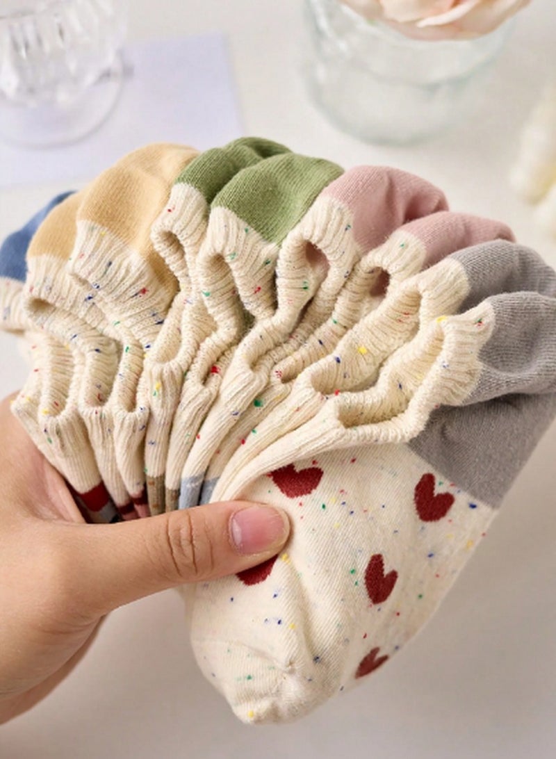 5 أزواج من جوارب النساء - أنيقة ومريحة للاستخدام اليومي - Image 1