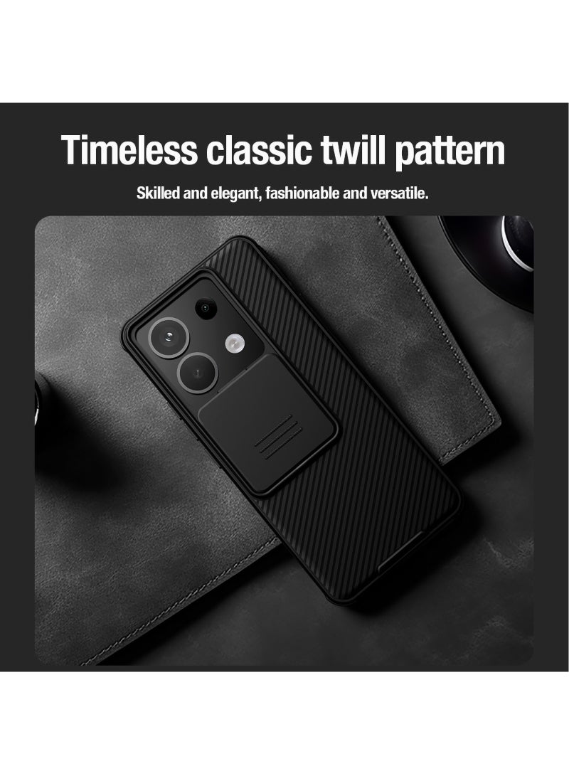 Nillkin For Xiaomi Redmi Note 13 Pro 5G Case, Shockproof Airbag Bumper Back Cover, Camera Lens Protection Slide Cover Mobile Phone Case, Anti-Fingerprint Slim Fit Casing - Image 3