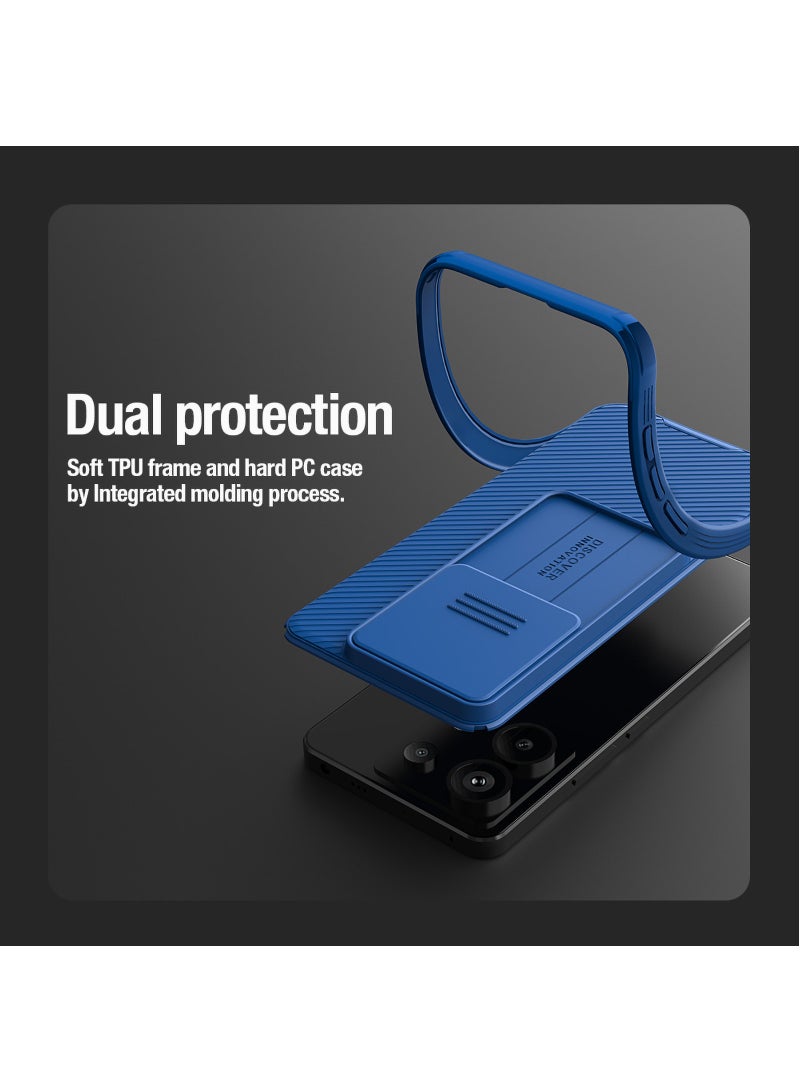 Nillkin For Xiaomi Redmi Note 13 Pro 5G Case, Shockproof Airbag Bumper Back Cover, Camera Lens Protection Slide Cover Mobile Phone Case, Anti-Fingerprint Slim Fit Casing - Image 4