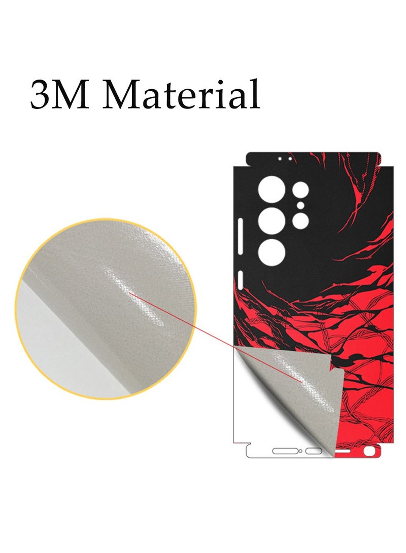 4 PCS Samsung Galaxy S23 Ultra Back Screen Protector Ultra Thin 3D Protective Film,Protective Films for Smartphones,3M Material Color Sticker Back Sticker for Samsung Galaxy S23 Ultra - Image 2
