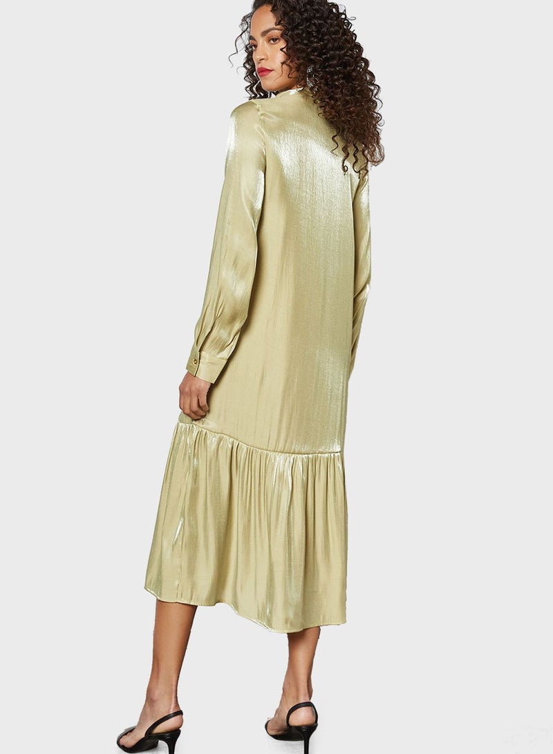 سيفي فور هانيا فستان باربطة ومزين بفتحة - Image 2