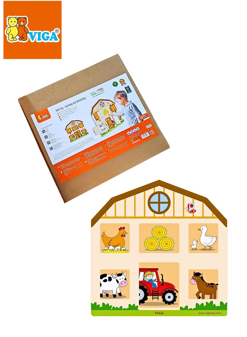 VIGA Viga Wall Toy - Locking And Unlocking 51627  - Image 1