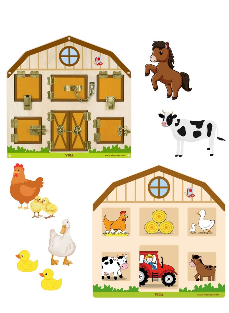 VIGA Viga Wall Toy - Locking And Unlocking 51627  - Image 2