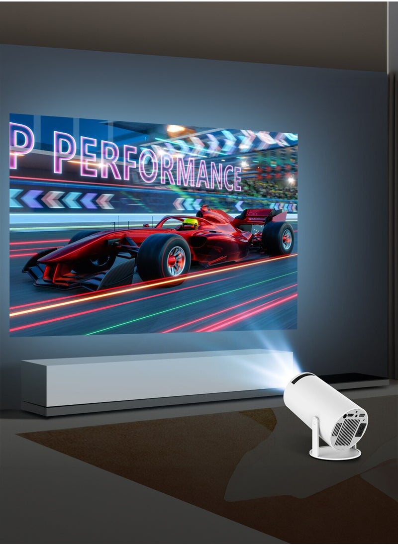 SOOF - Mini Projector 4k portable with Stunning Clarity Android 11.0 Full HD 1080P for Indoor Outdoor Compatible with TV Stick/HDMI/USB/PS5/iOS/PS4 - Image 1