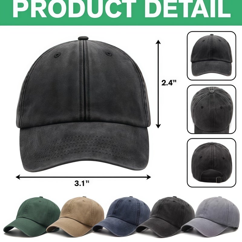 Vintage Baseball Cap with Cat Pattern - Image 4