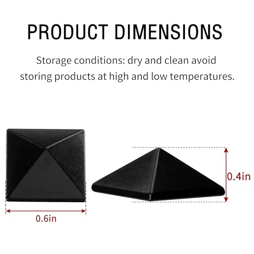 Shupakul 18 Pcs Snowboard Stomp Pads- Pyramid Studs Snowboard Grip Stomp Pad- Anti-Slip Ski Snowboard Stomp Pad Mat, Provides Extra Grip for Snowboarding (Black) - Image 2