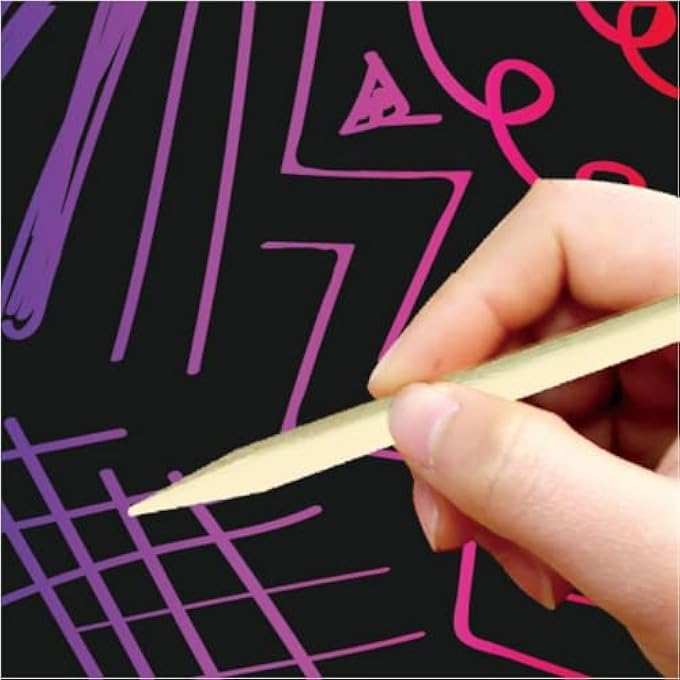 Avenir 'S MINI SCRATCH BOOK: CARS EDITION OFFERS 15 PAGES OF CREATIVITY AND WONDER, SUITABLE FOR AGES 3+, ALLOWING CHILDREN TO SCRATCH AND REVEAL VIVID COLORS. - Image 2
