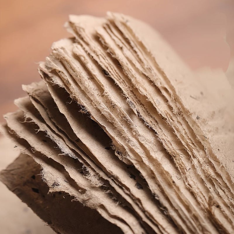 Handmade Natural Mulberry Paper 18 Sheets for Calligraphy Painting and Gift Wrapping - Image 4