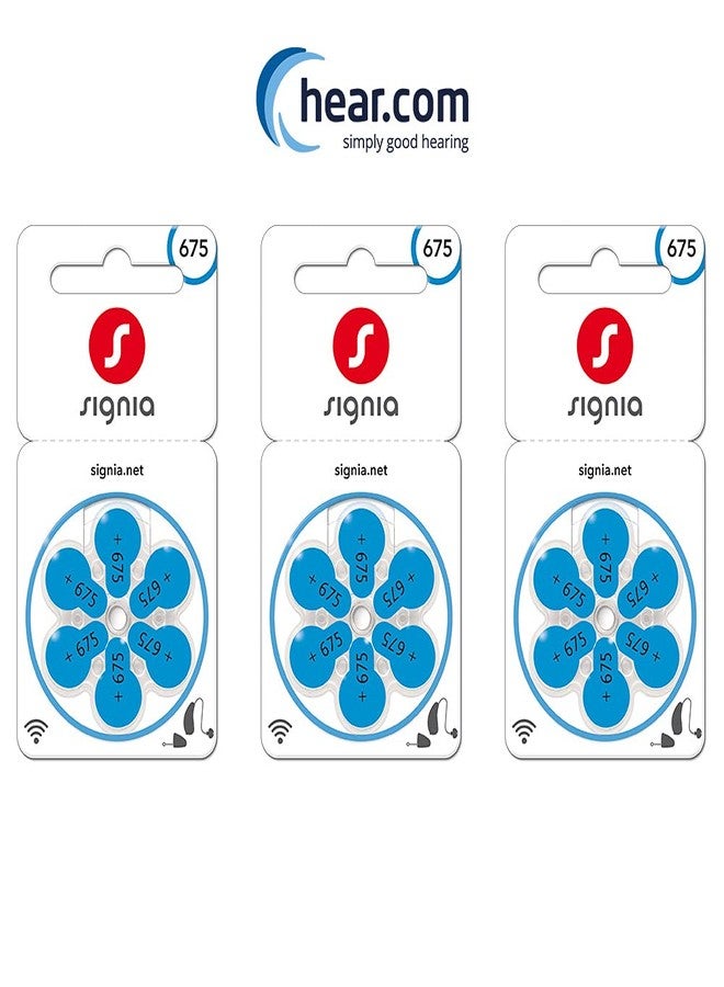 Signia Hearing Aid Batteries- Size 675- Hear.com (Pack of 18) - Image 2