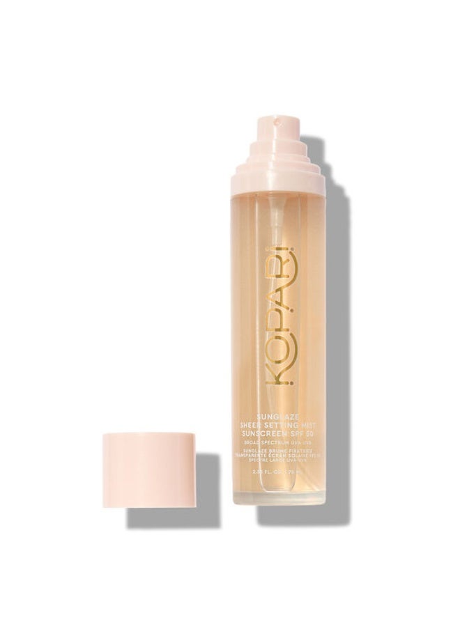 Kopari Sunglaze Sheer Setting Mist Sunscreen SPF 50  75ML - Image 2