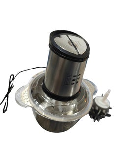 Generic Stainless Steel 304 Meat Chopper and Grinder with Garlic Peeler 3L Capacity and 1000W Power  - Image 1