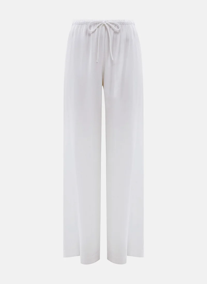 Lichi Smooth jersey loose-fitting trousers