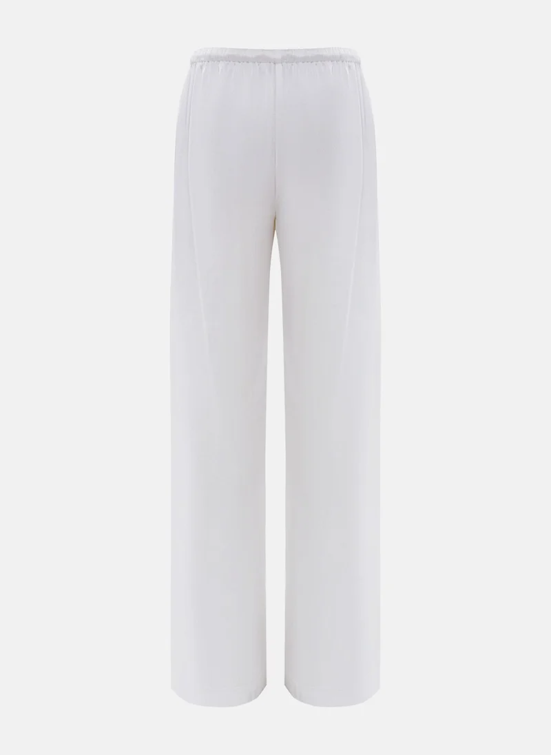 Lichi Smooth jersey loose-fitting trousers