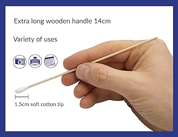AF Safebuds Cotton Bud Cleaning Stick 10 x 100 Resealable Bags of Safebuds SBU000 - Image 2