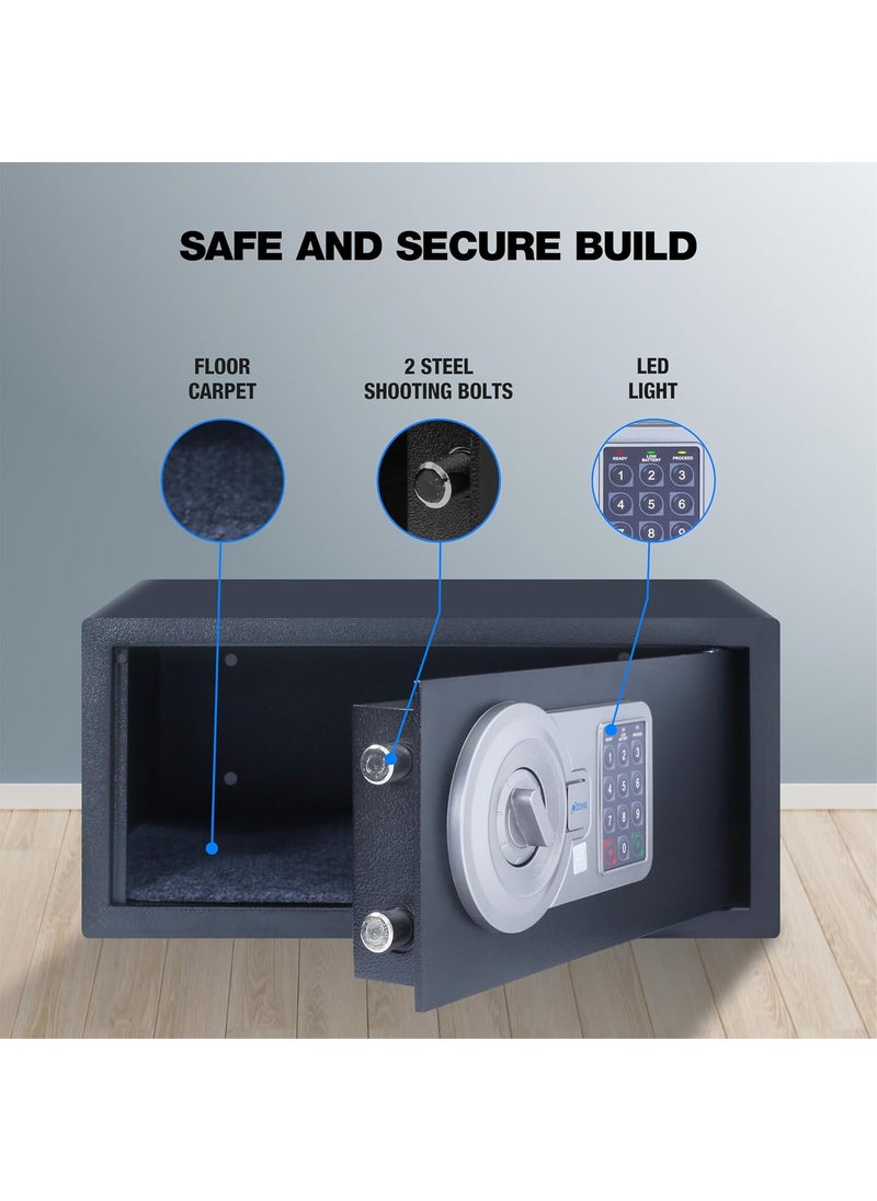 Ozone Ozone Premium 264 Litres Laptop Safe Electronic Digital Locker Safe For Home Office With User Pin Code 2 Year Warranty By Ozone Auto Secure Mode  - Image 3