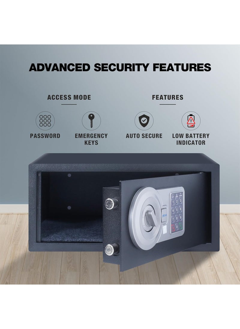 Ozone Ozone Premium 264 Litres Laptop Safe Electronic Digital Locker Safe For Home Office With User Pin Code 2 Year Warranty By Ozone Auto Secure Mode  - Image 2