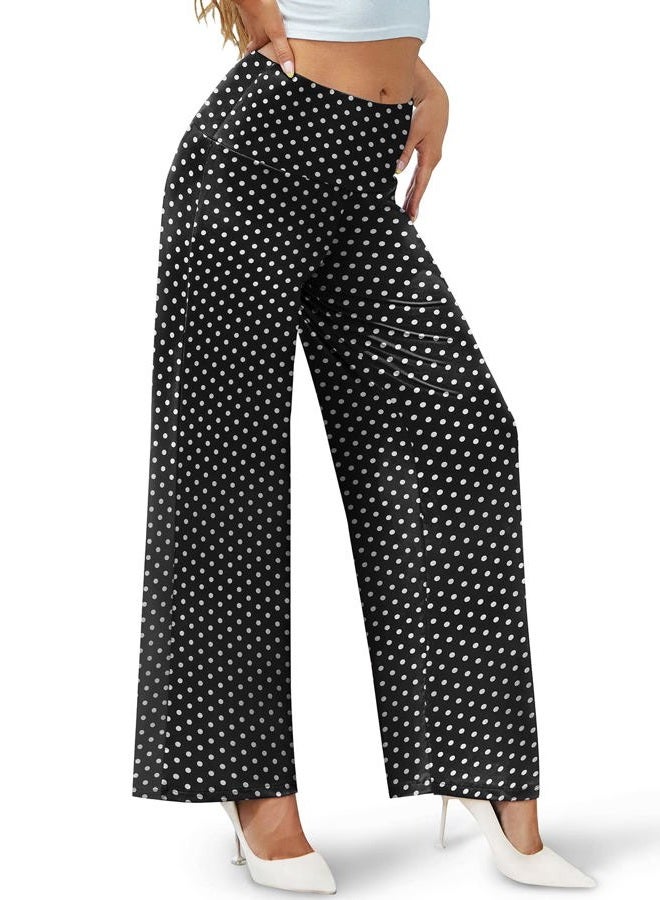 Arolina Women's Stretchy Wide Leg Palazzo Lounge Pants Casual Comfy High Waist Palazzo Pants, 3XL - Image 4