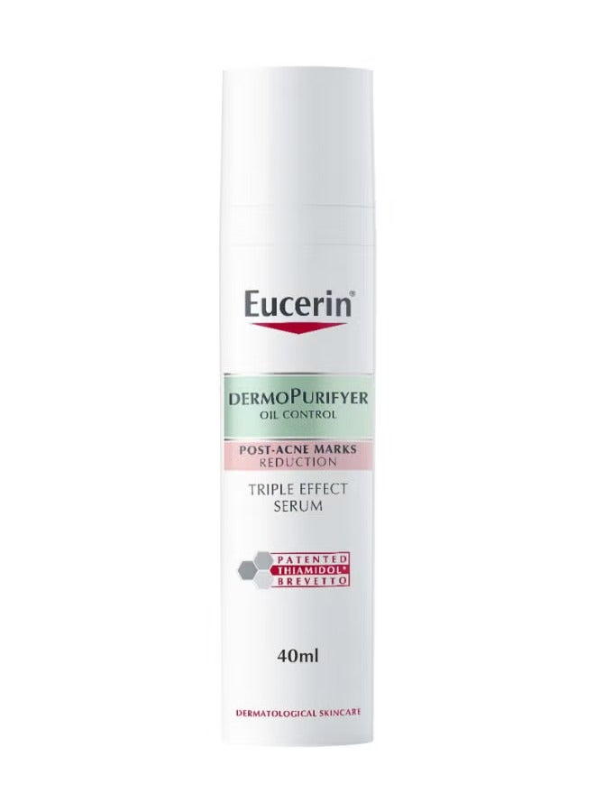 Eucerin سيروم الوجه ثلاثي التأثير للتحكم في الزيوت من ديرمو بيوفايير، 40 مل، لمسة نهائية غير لامعة طويلة الأمد - Image 3
