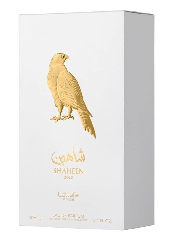 Lattafa Shaheen Gold Eau De Parfum 100Ml - Image 3