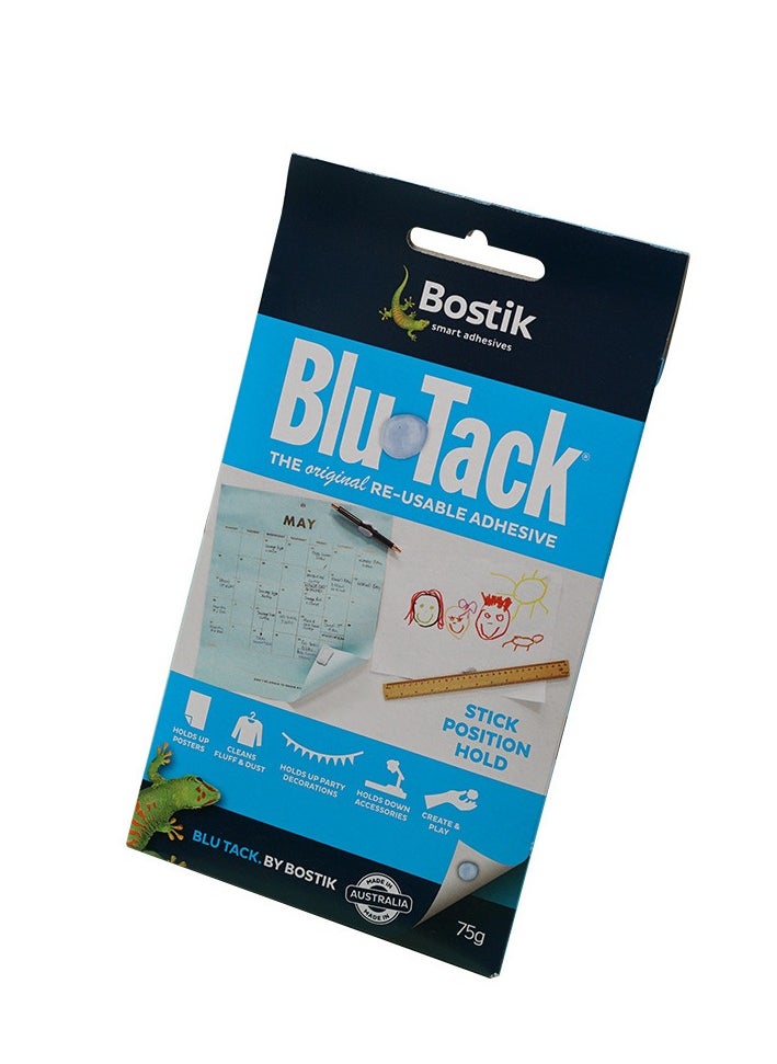 Bostik BluTack 75g Blue Butyl Boss Tape（Blue）  - Image 1
