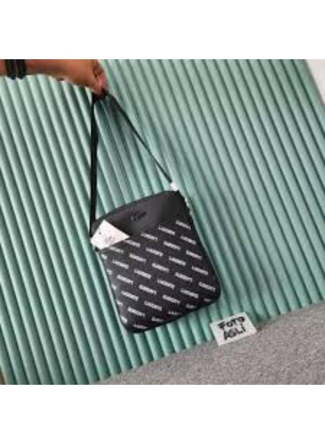 Lacoste cross- body  Bag  black– Stylish & Functional Organizer with Front Free Pocket, Back Zipper Pocket, and Spacious Main Compartmen - Image 2