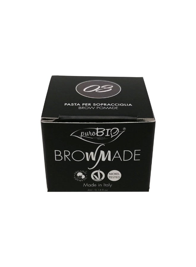 puroBio Browmade Defines and Fills Eyebrows 03 Dark Dove Gray 4ml - Image 2
